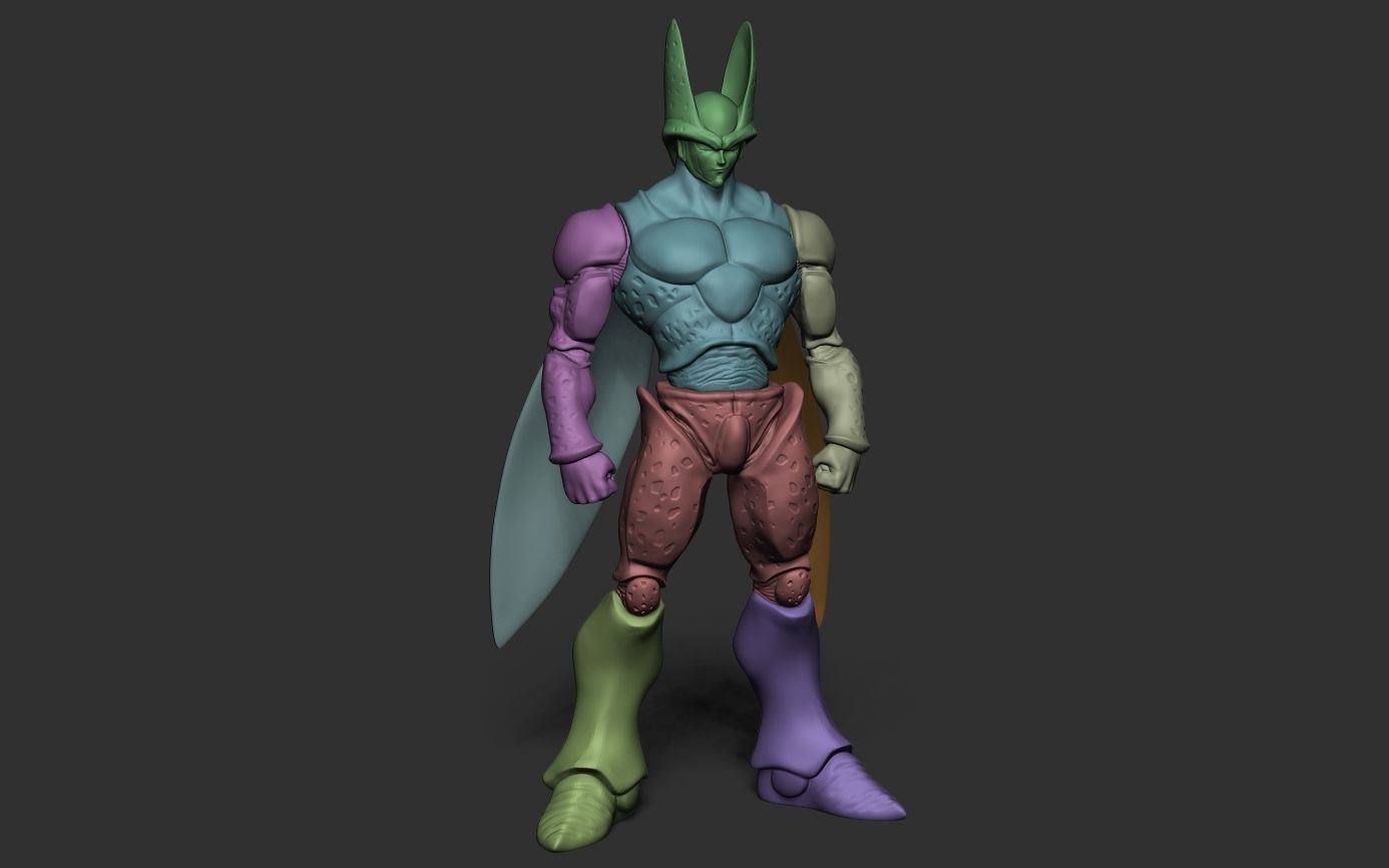 Perfect Cell STLs 3D print model_2