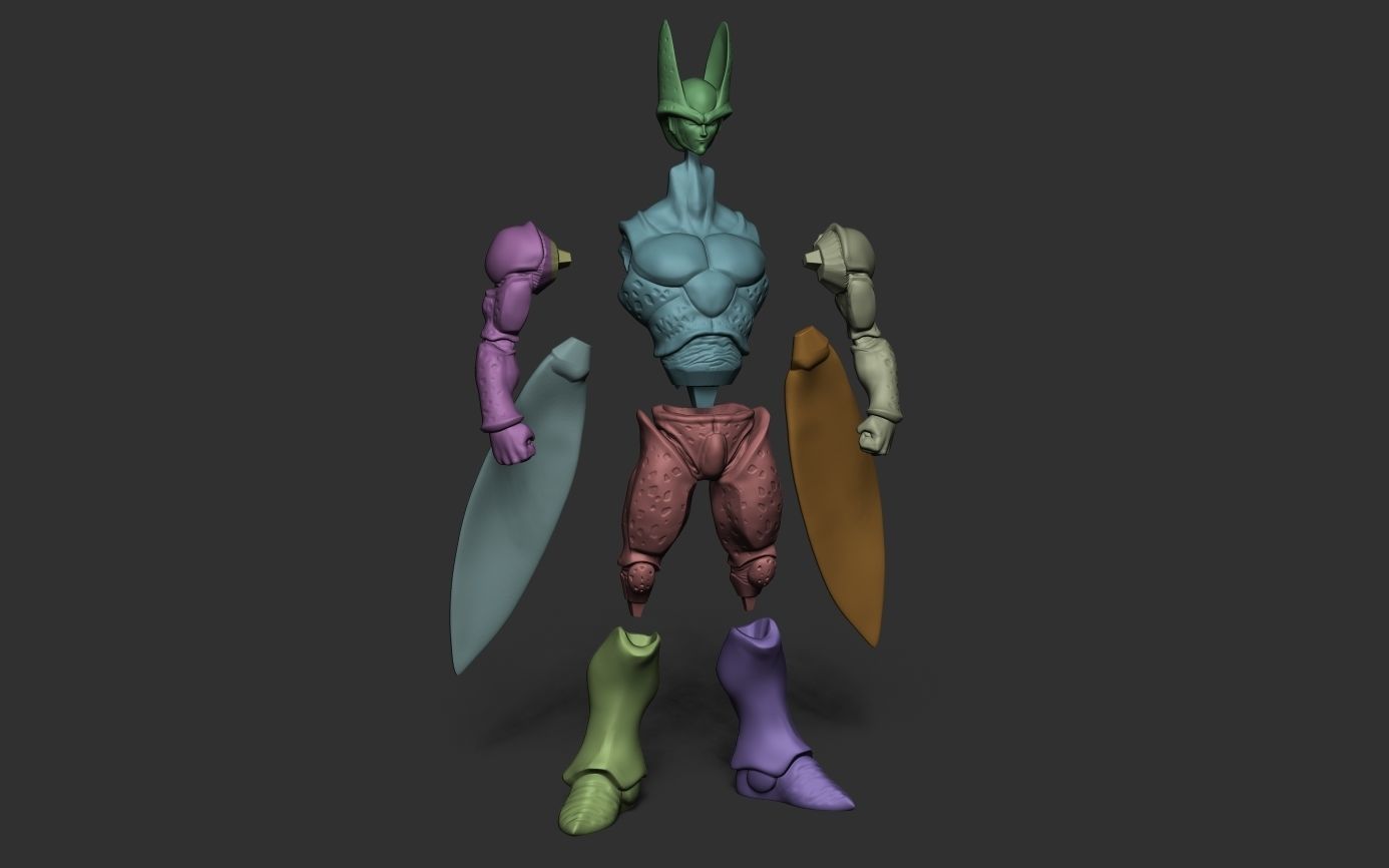 Perfect Cell STLs 3D print model_3