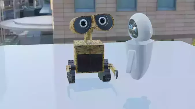wall e and eve from disney