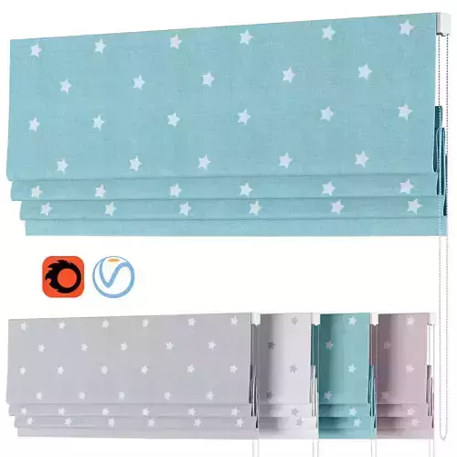 Roman Curtains 132 The Nursery Blind Company