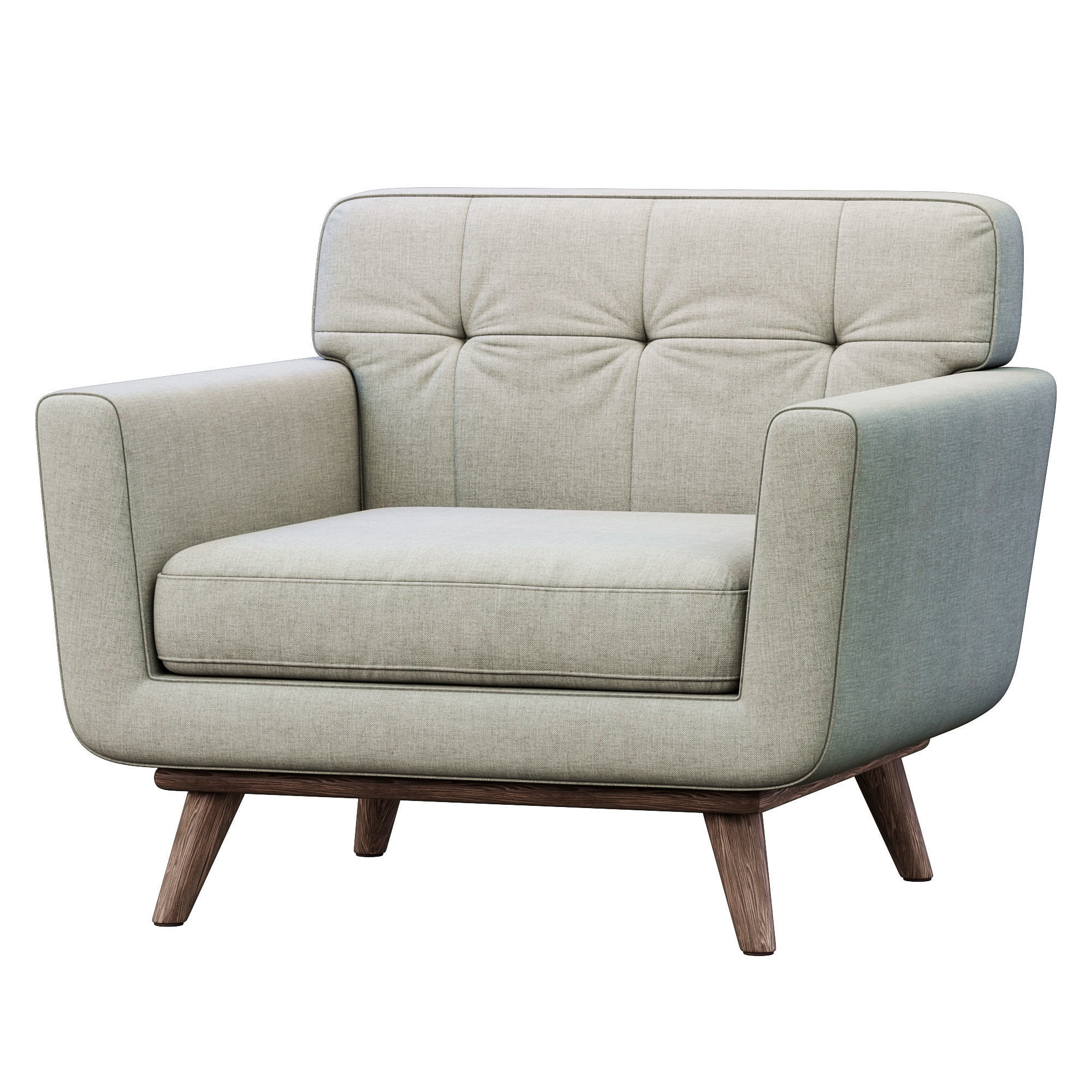 Engage Armchair in Azure 3D model_4