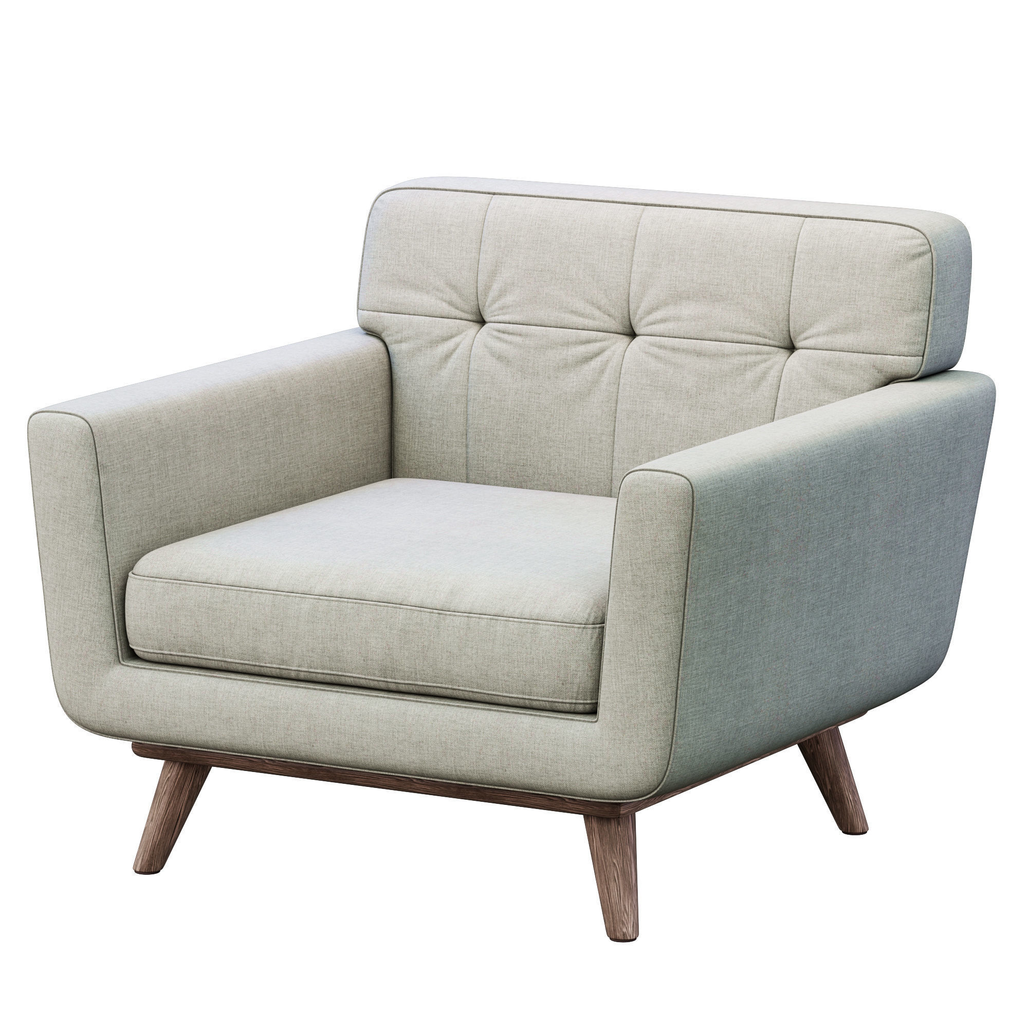 Engage Armchair in Azure 3D model_2