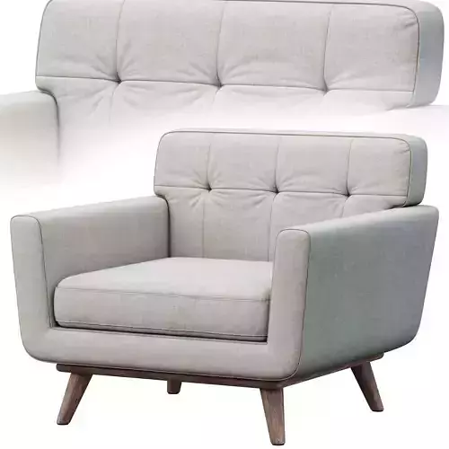 Engage Armchair in Azure 3D model