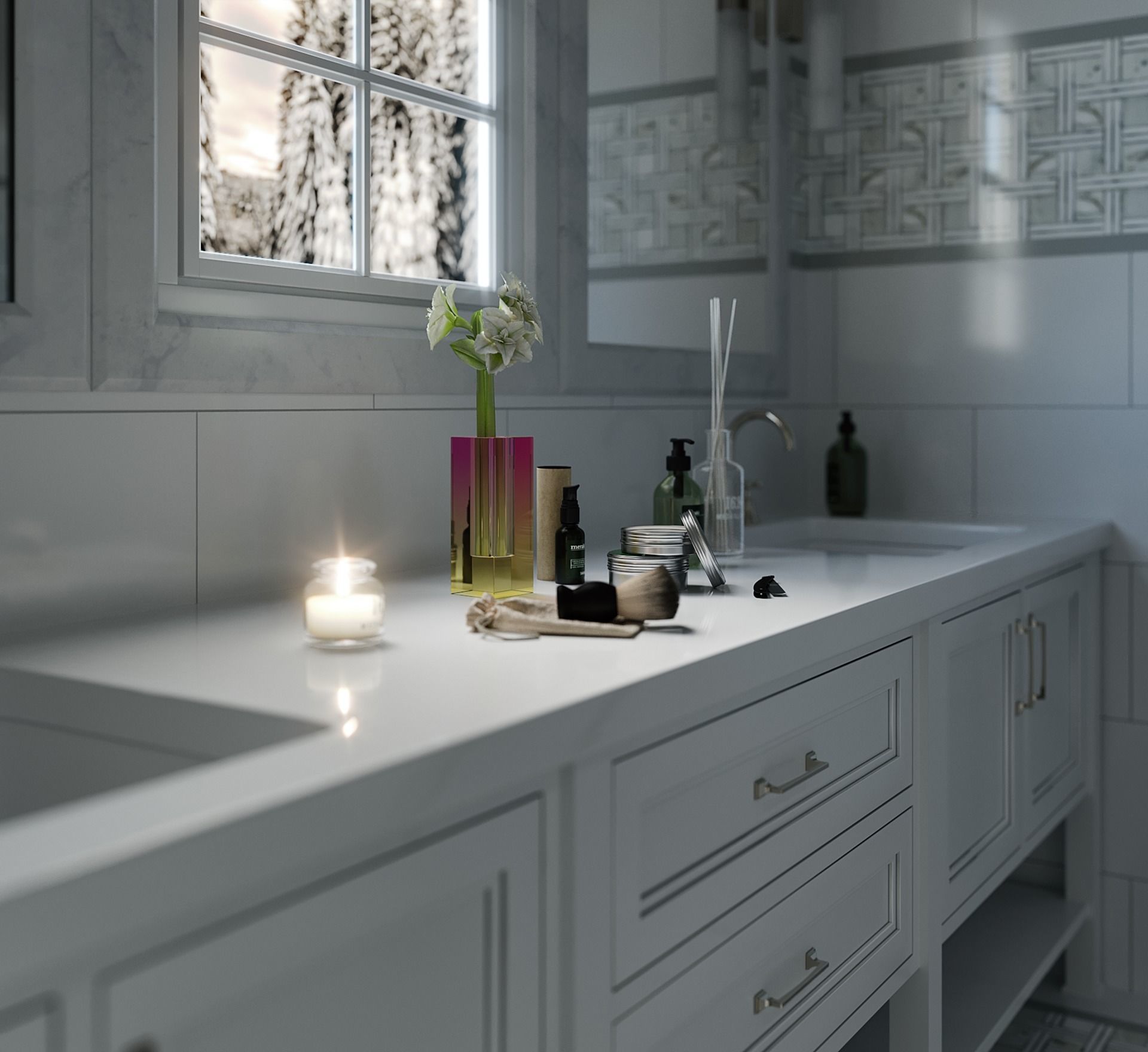 Bathroom 01 3D model_2