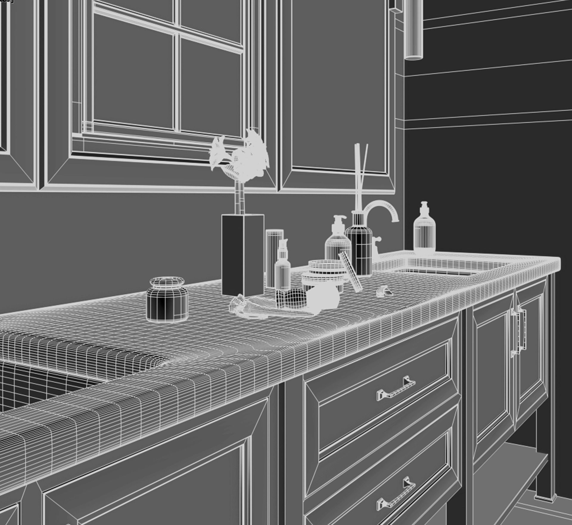 Bathroom 01 3D model_4