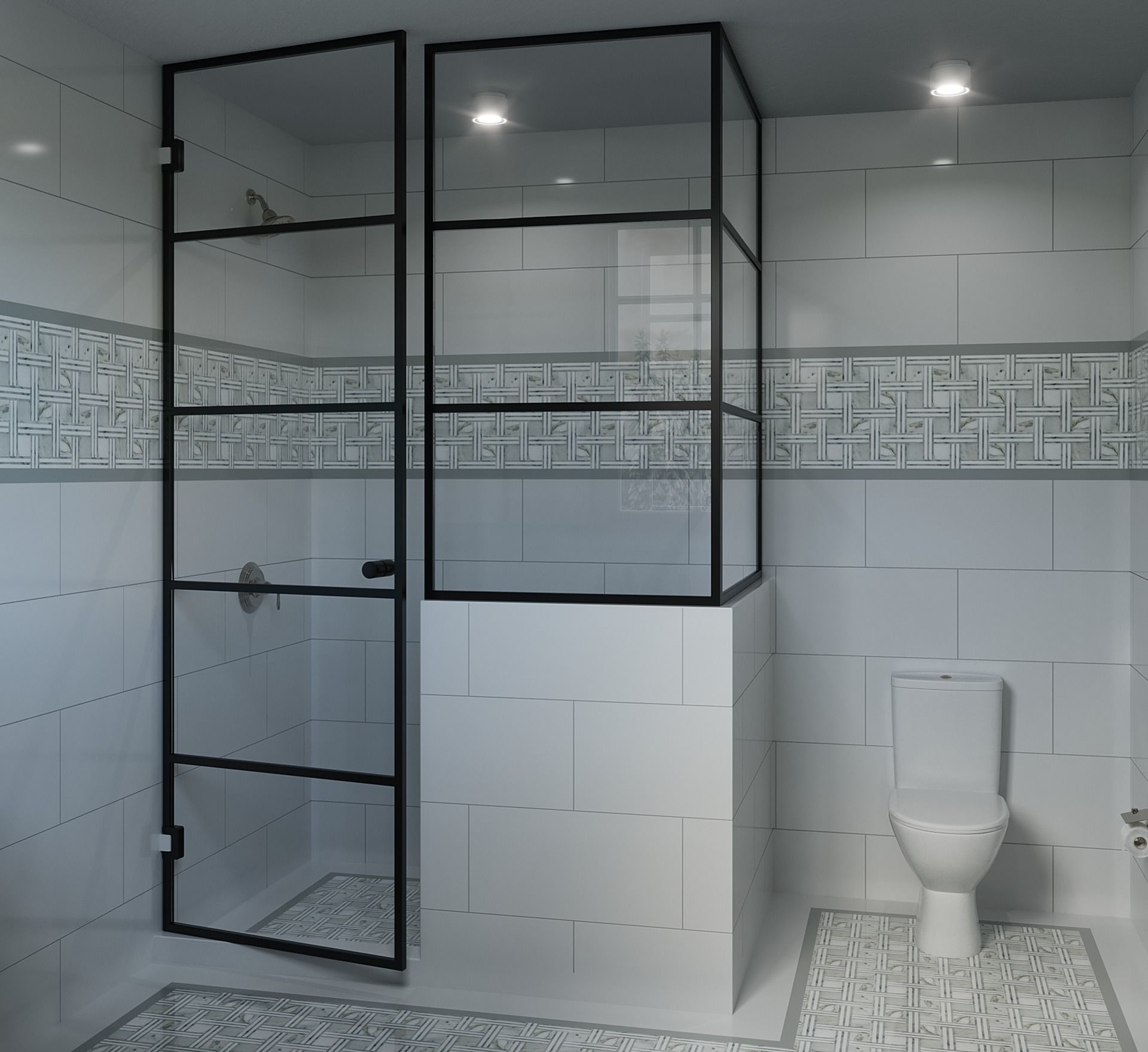 Bathroom 01 3D model_1