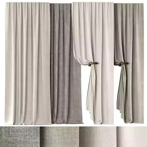 Curtains 135 Kvadrat Artic