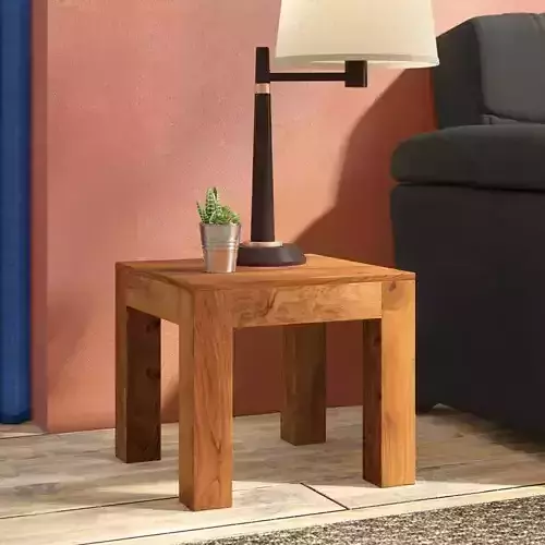 Plumville Wood Coffee Designer Side Table - 2 Colour 3D model