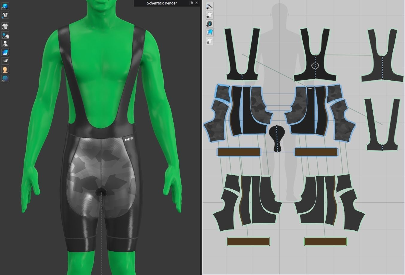 Cycling Bib 3d Model 3D model_2