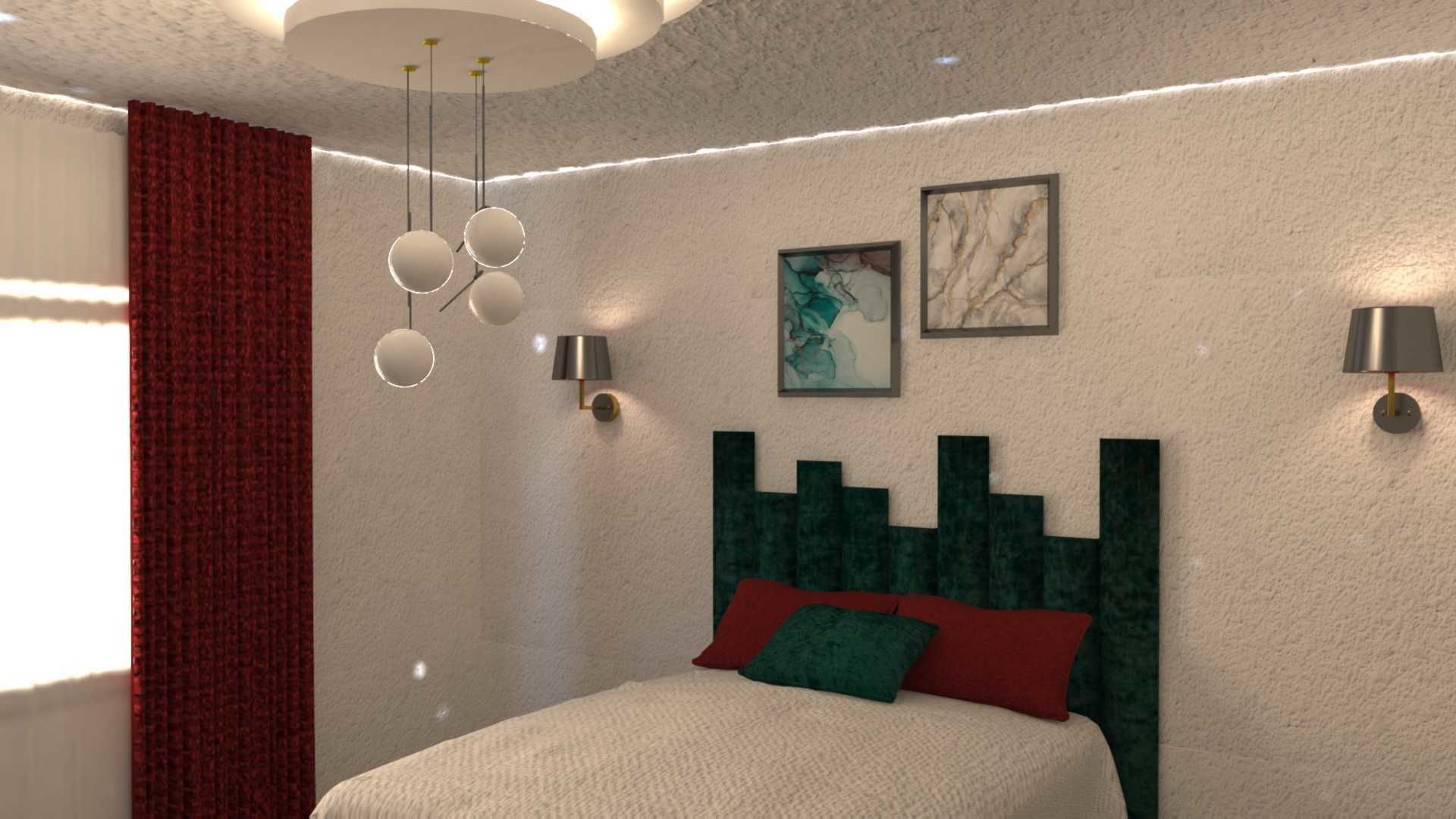 MODERN BEDROOM 3D print model_1