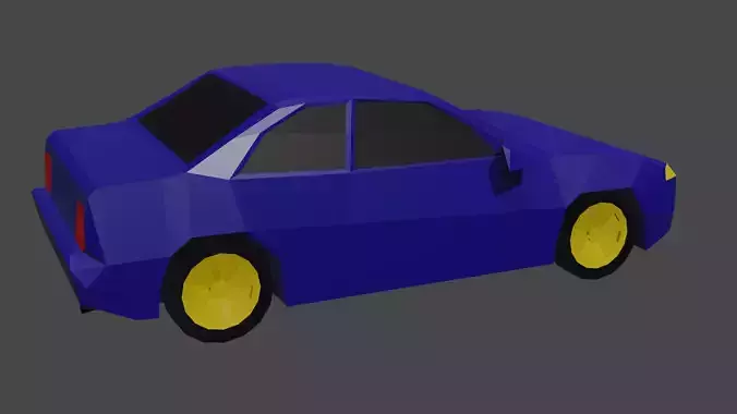 car low-poly game ready