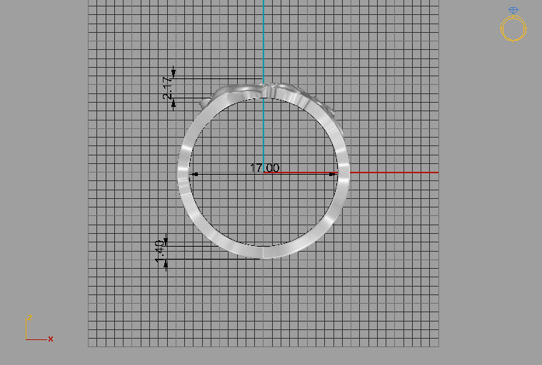 Lion Ring 3D print model_5