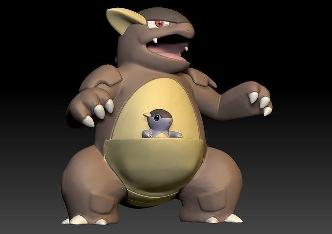 Pokemon Kangaskhan 3D print model