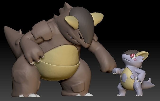 Pokemon Mega Kangaskhan 3D print model