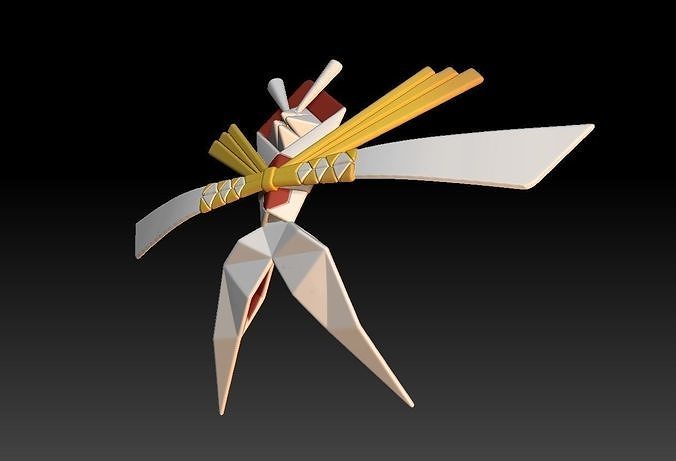 Pokemon Ultra Beast Kartana 3D print model