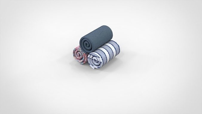 Rolled fabrics Free 3D print model