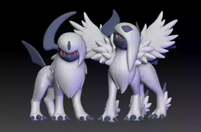 Pokemon Absol Mega Evolution 3D print model