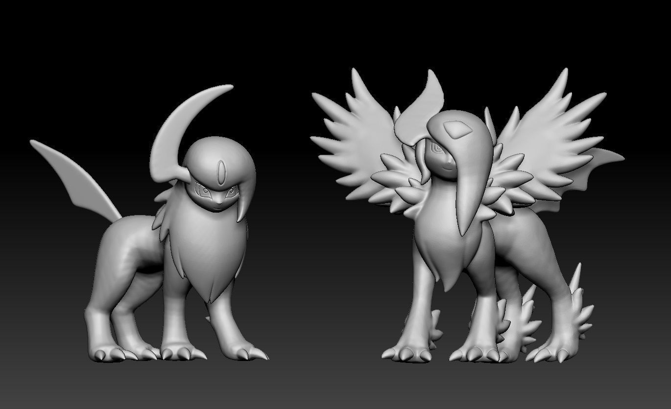 Pokemon Absol Mega Evolution 3D print model_1