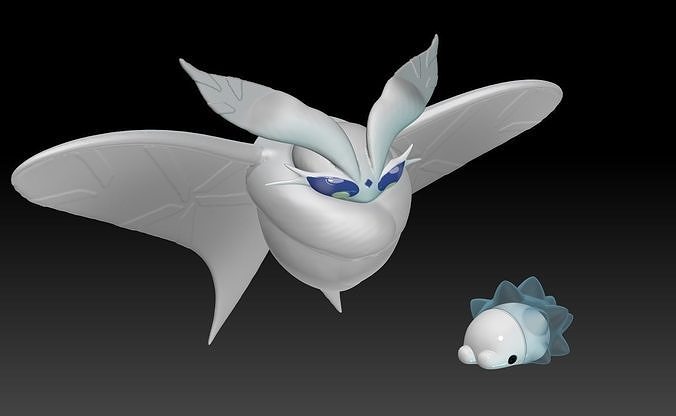 Pokemon Snom Frosmoth 3D print model