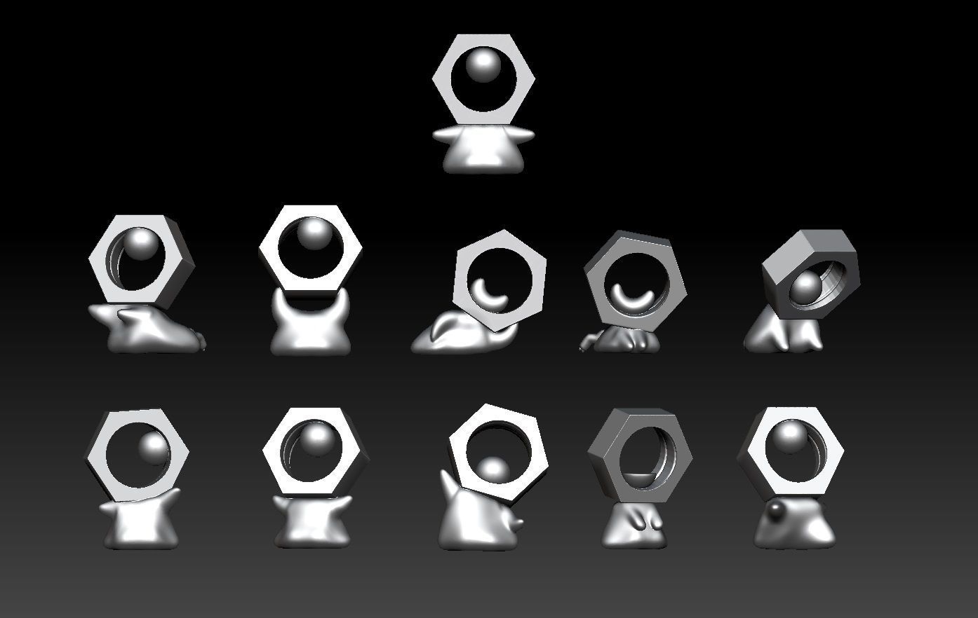 Pokemon Meltan Melmetal 3D print model_1