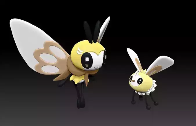Pokemon Cutiefly Ribombee
