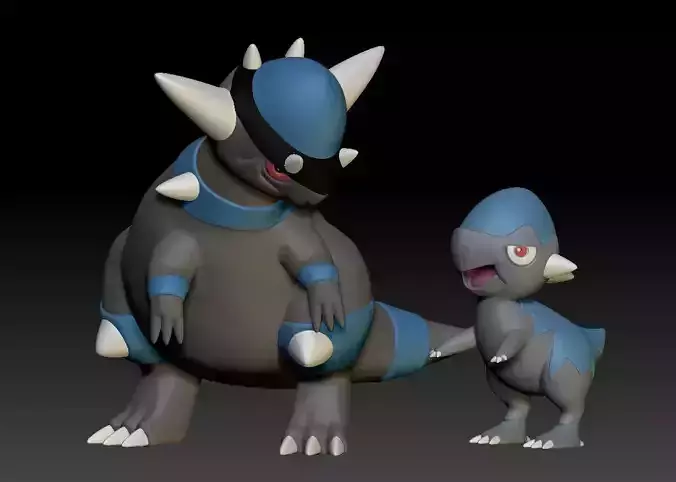 Pokemon Cranidos Rampardos