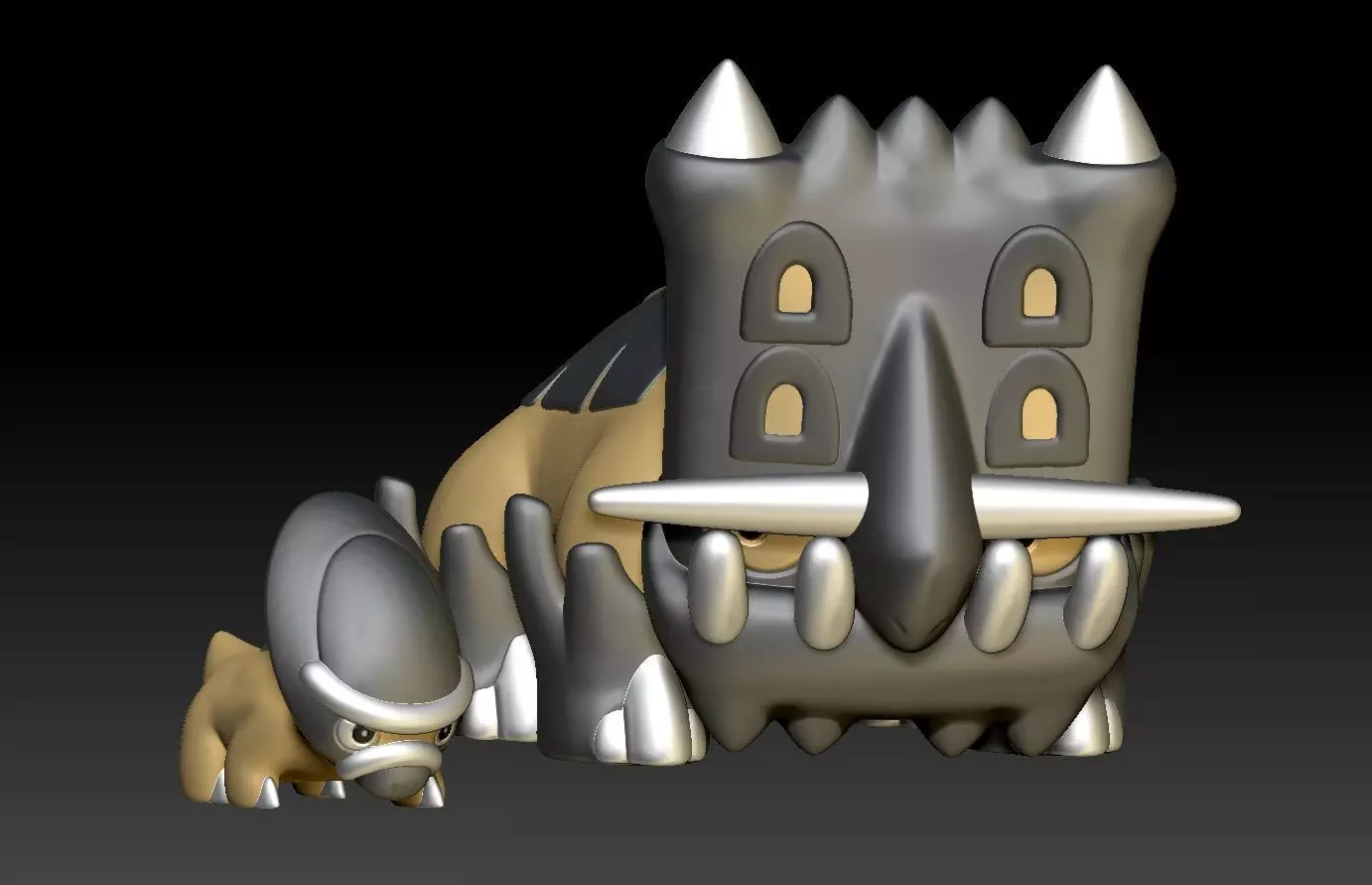 Pokemon Shieldon Bastiodon 3D print model_0