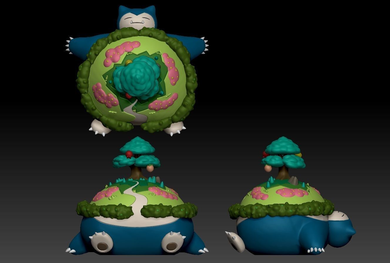 Pokemon Gigantamax Snorlax 3D print model_2