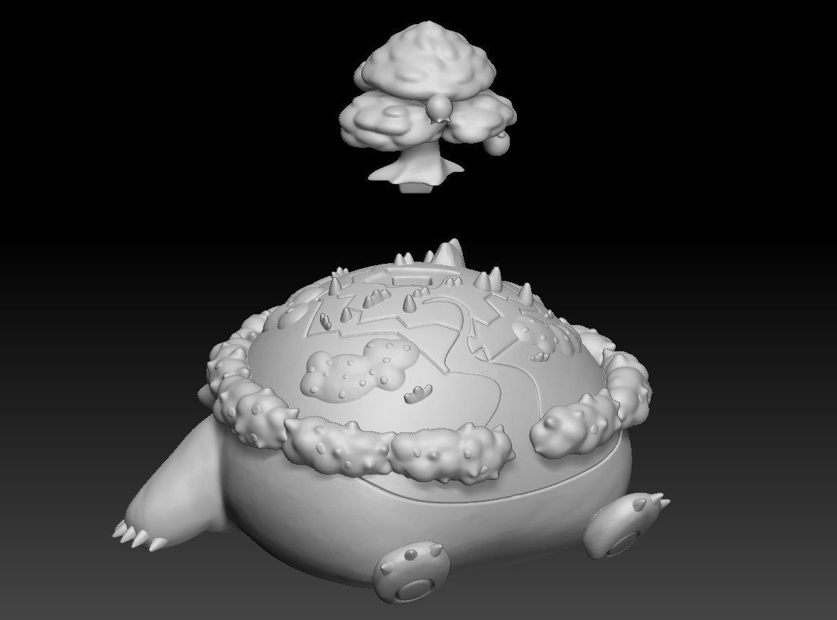 Pokemon Gigantamax Snorlax 3D print model_4