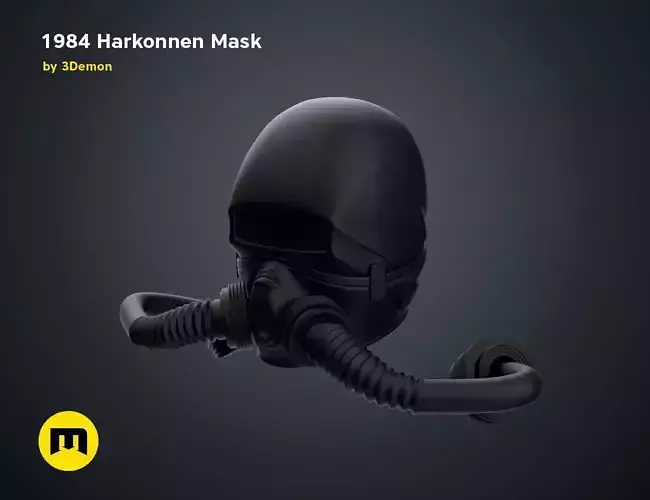 Dune 1984 Harkonnen Mask 3D print model