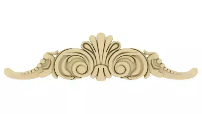 CROWN MODEL ornate corbel