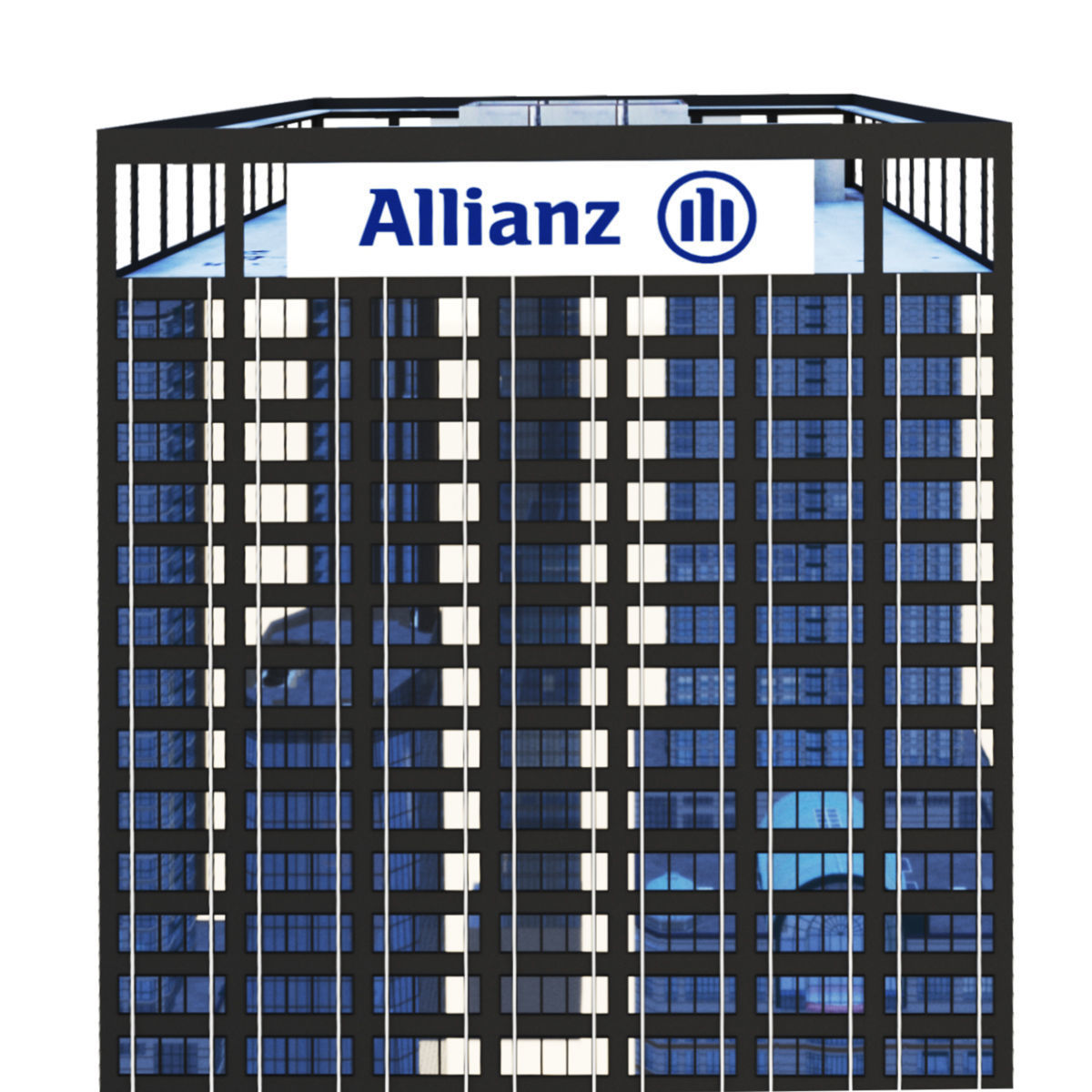 Skyscraper Paramount Plaza New York 3D model_2