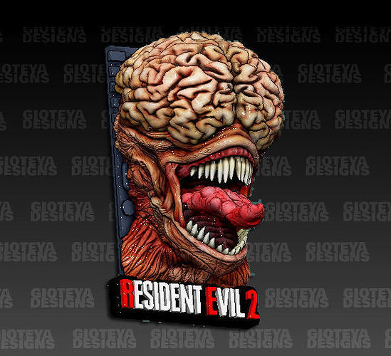 Resident Evil 2 Licker Magnet 3D model