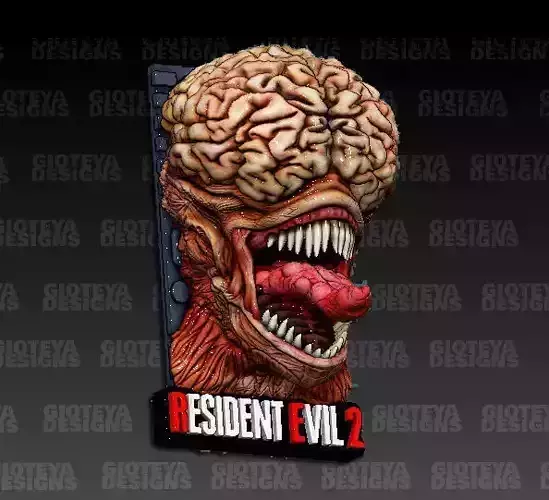 Resident Evil 2 Licker Magnet 3D model