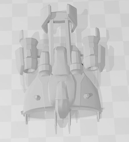 Medivac Starcraft 2 3D print model
