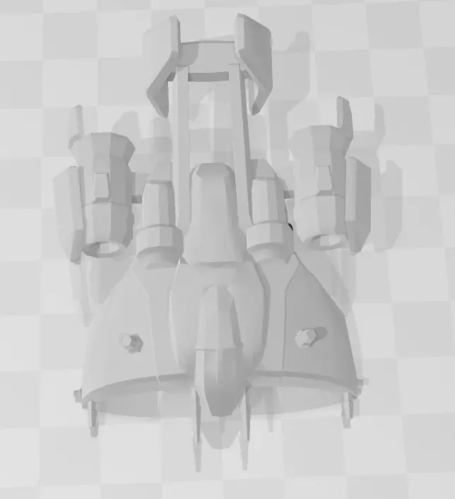 Medivac Starcraft 2 3D print model