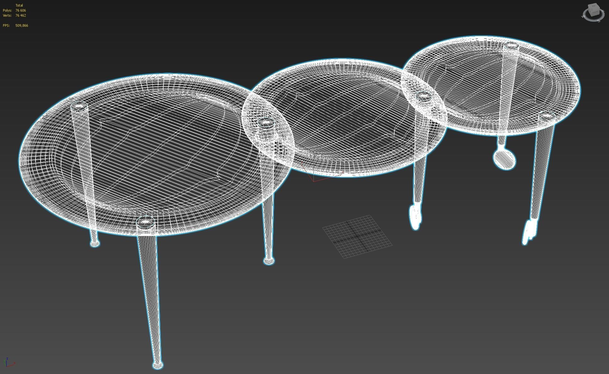 R112479 Coffee Table Free 3D model_8