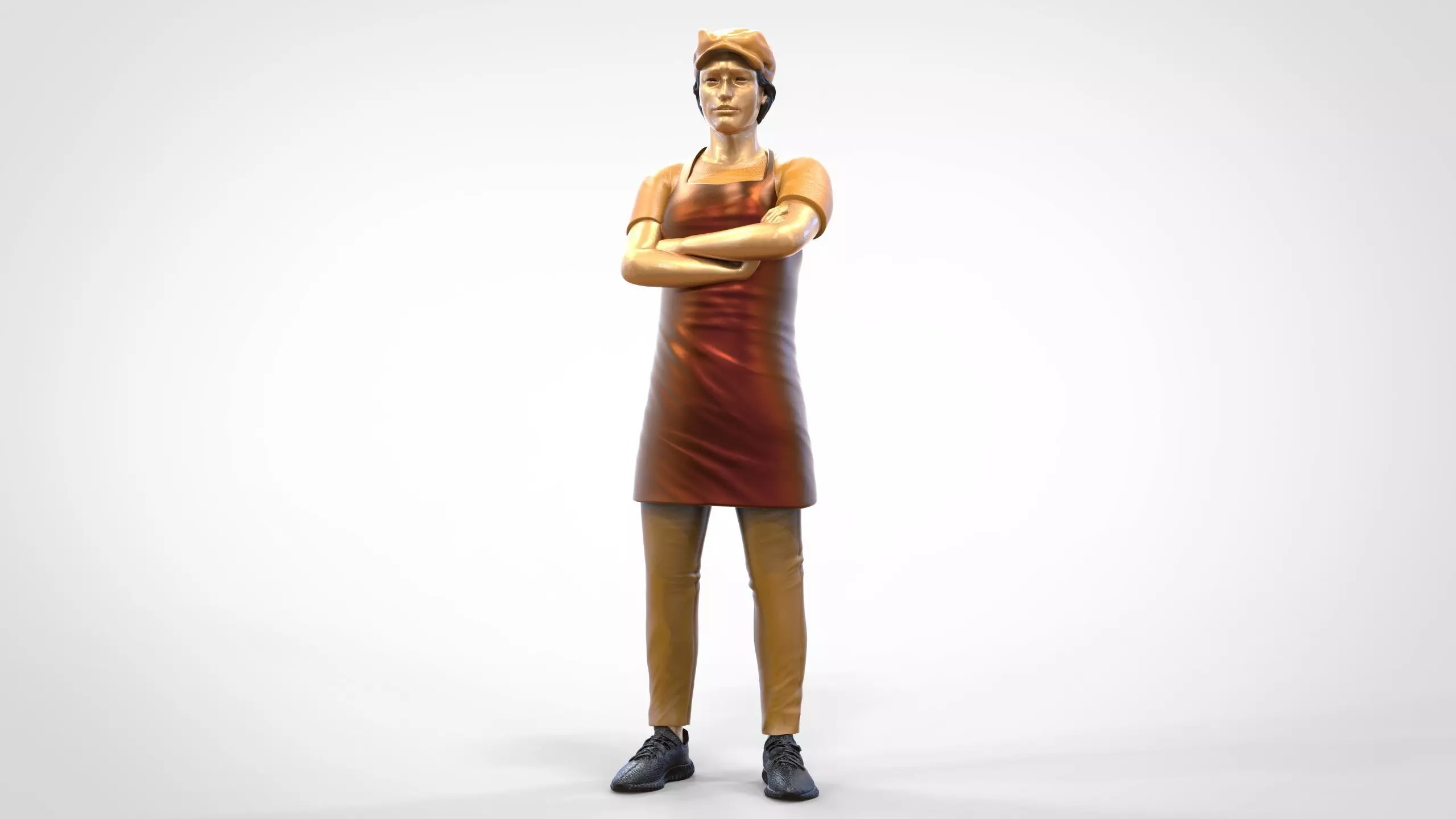 N1 Salesperson or Shopkeeper or baker 3D print model