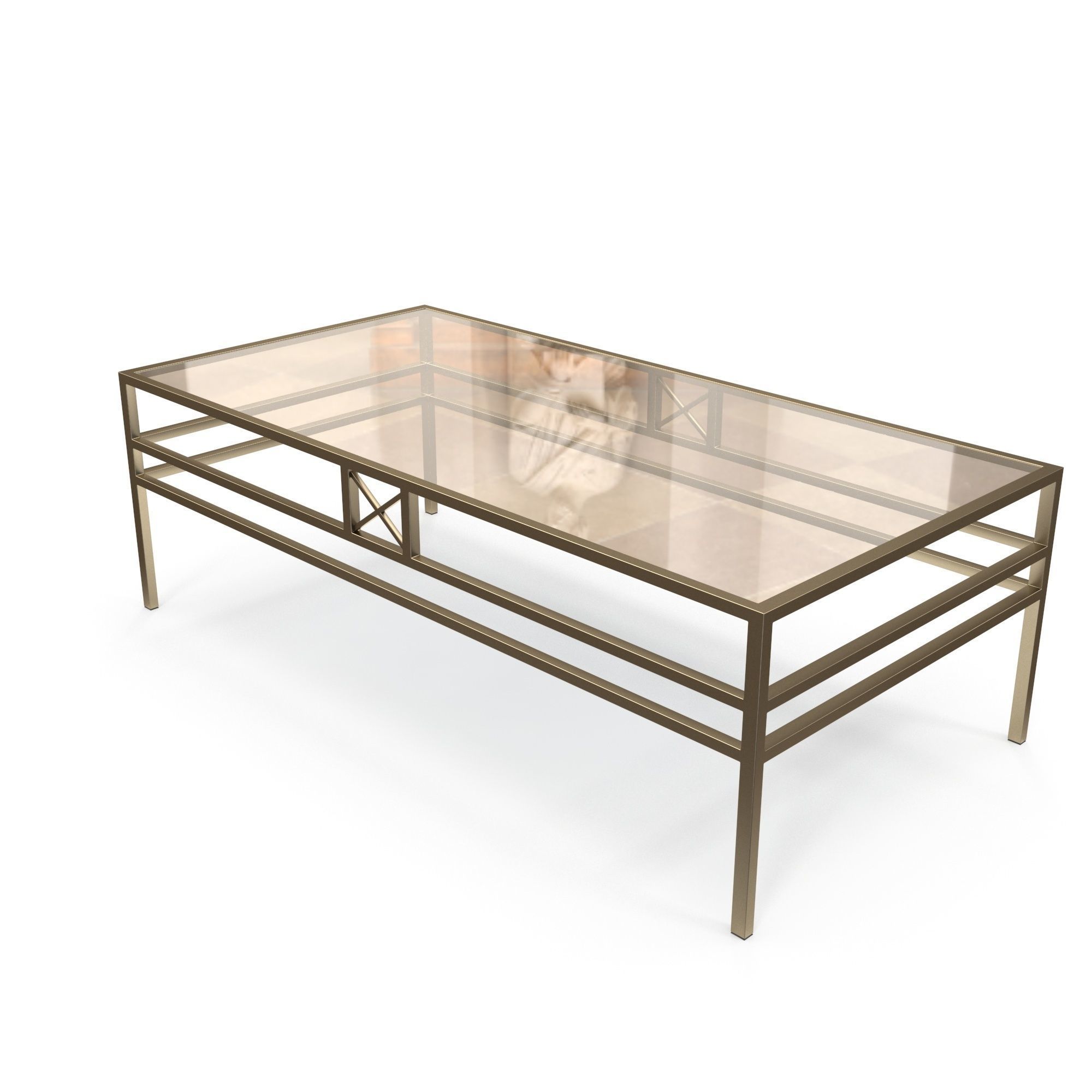 R124257 Coffee Table Free 3D model_2