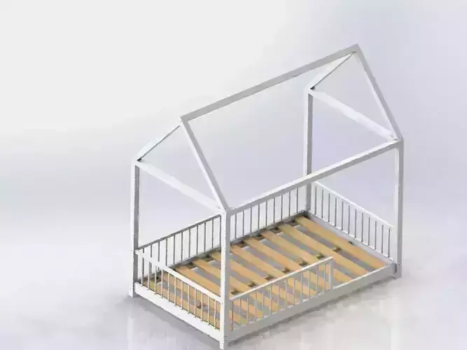 MONTESSORI BED 3D model MONTESSORI BED 3D model