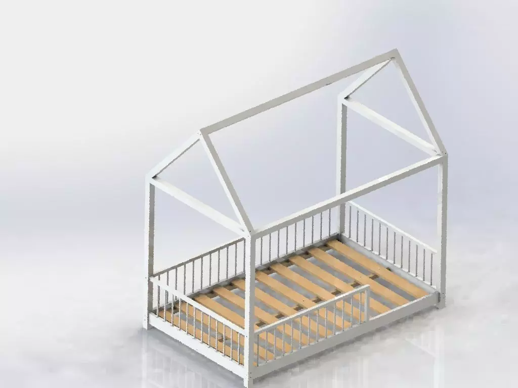 MONTESSORI BED 3D model_0