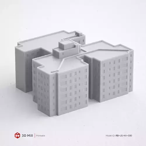 3D Print miniature building RB-US-NY-030