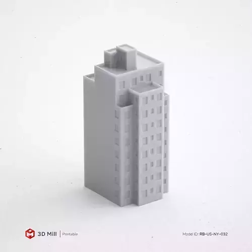 3D Print miniature building RB-US-NY-032
