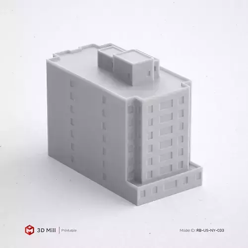 3D Print miniature building RB-US-NY-033