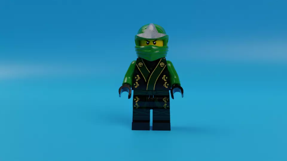 Lloyd The Final Battle Ninjago Low-poly 3D model