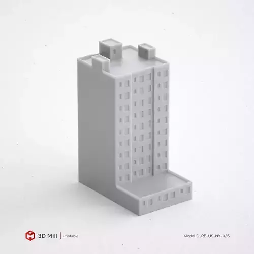 3D Print miniature building RB-US-NY-035