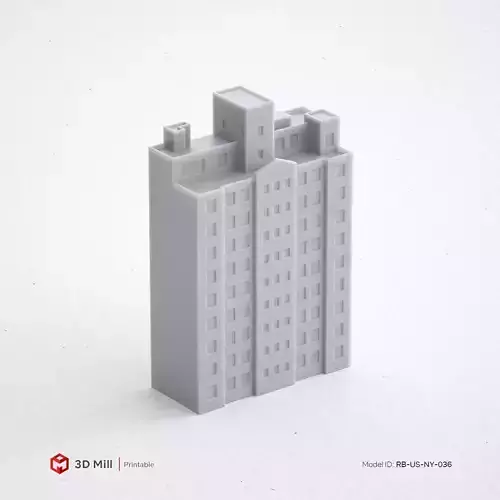3D Print miniature building RB-US-NY-036 3D print model