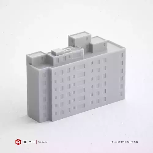 3D Print miniature building RB-US-NY-037