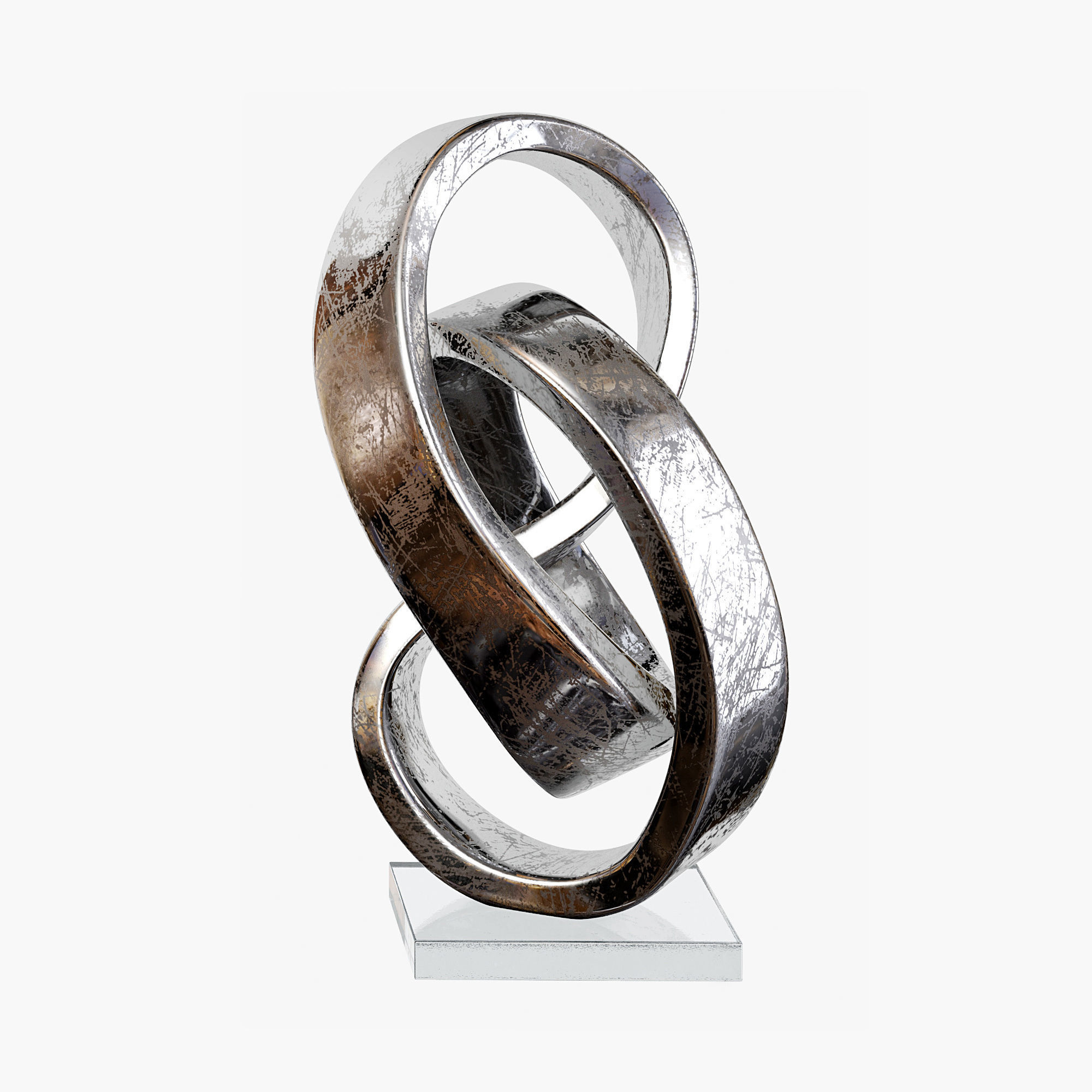 Abstract statuettes 01 3D model_3