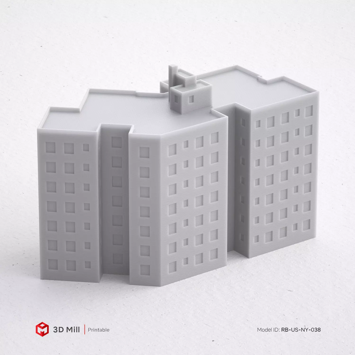 3D Print miniature building RB-US-NY-038 3D print model